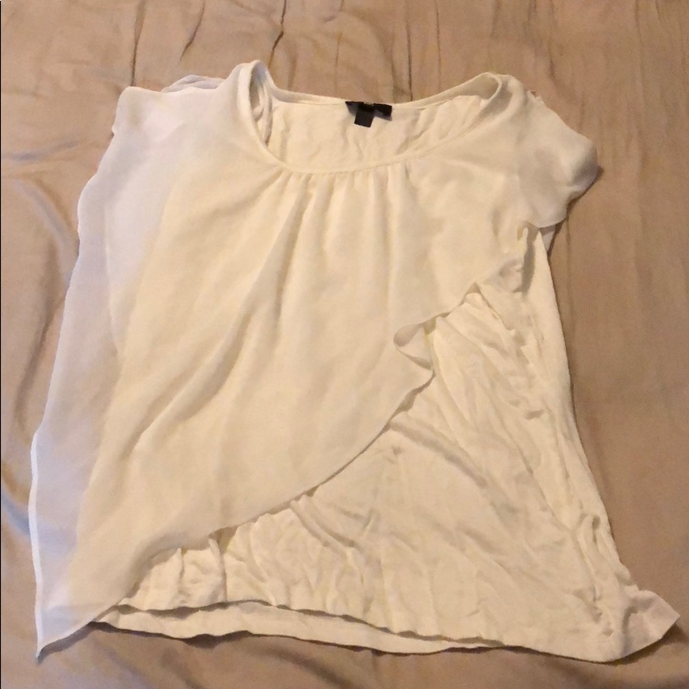 White flowy blouse